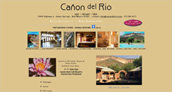 Desktop Screenshot of canondelrio.com