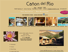 Tablet Screenshot of canondelrio.com